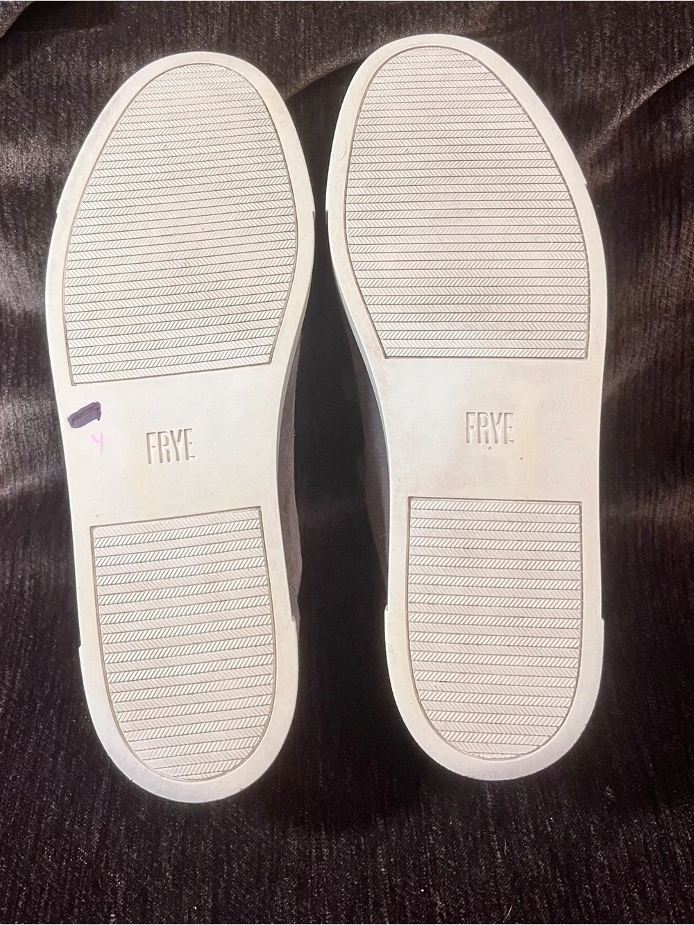 Women's Frye Gemma Suede Sneakers in Grey